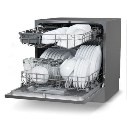 Imagem de Lava Louças 8 Serviços DWA08S Painel Touchmidea Cinza 110V