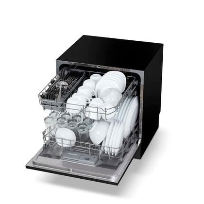 Imagem de Lava Louças 8 Serviços Preta Midea