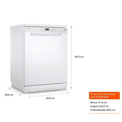 Imagem de Lava Louças Brastemp BLF60ABANA 127V 14 Serviços 860W Branco