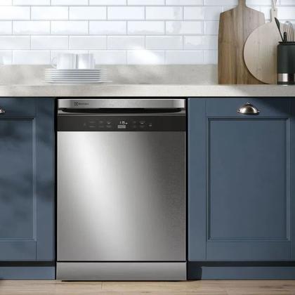 Imagem de Lava-Louças Electrolux 14 Serviços Inox com Função Higienizar Compras (LL14X)