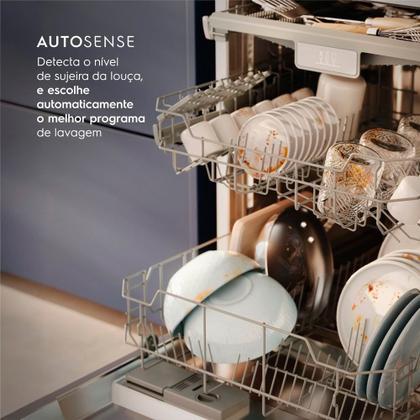 Imagem de Lava-Louças Electrolux 14 Serviços Inox Home Pro com 05 Programas de Lavagem e Função Higienizar - LS14X