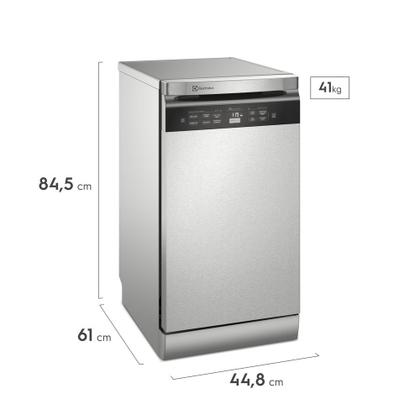 Imagem de Lava-Louças Electrolux com a porta Inox, 10 Serviços, 07 Programas de Lavagem e Função Higienizar Compras - LL10X