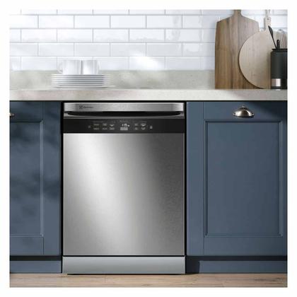 Imagem de Lava-Louças Electrolux com a porta Inox, 14 Serviços, 07 Programas de Lavagem e Função Higienizar Compras - LL14X