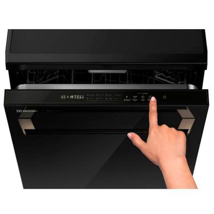 Imagem de Lava-Louças Electrolux Pro Series com 14 Serviços, 11 Programas de Lavagem e Painel Digital, Preta - LP14V