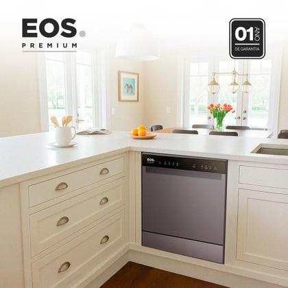 Imagem de Lava-louças EOS Premium 10 Serviços Prata ELL08S 220V