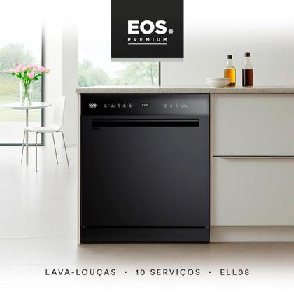 Imagem de Lava-Louças EOS Premium 10 Serviços Preto ELL08P 220V