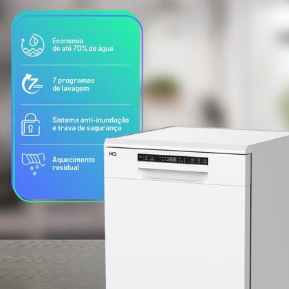 Imagem de Lava Louças HQ Digital 14 Serviços Branca HQ-LL14DB2 220V