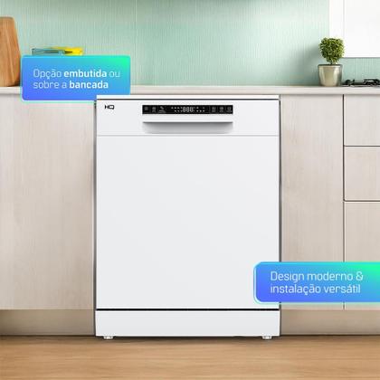 Imagem de Lava Louças HQ Digital 14 Serviços Branca HQ-LL14DB2 220V
