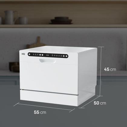 Imagem de Lava Louças HQ Digital 6 Serviços Branca HQ-LL6DB2 220V