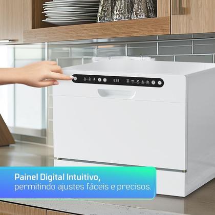 Imagem de Lava Louças HQ Digital 6 Serviços Branca HQ-LL6DB2 220V