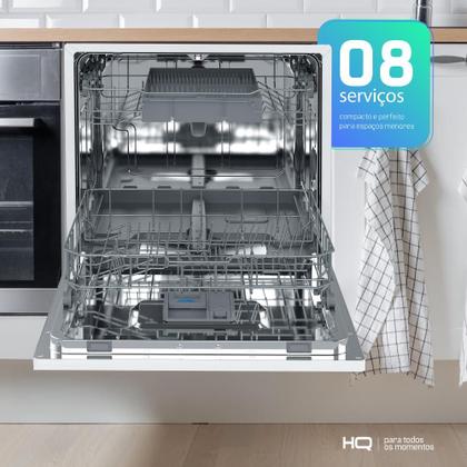 Imagem de Lava Louças HQ Digital 8 Serviços Branca HQ-LL8DB2 220V