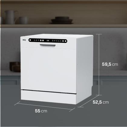 Imagem de Lava Louças HQ Digital 8 Serviços Branca HQ-LL8DB2 220V