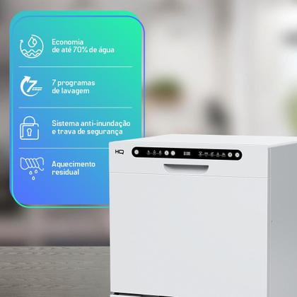 Imagem de Lava Louças HQ Digital 8 Serviços Branca HQ-LL8DB2 220V