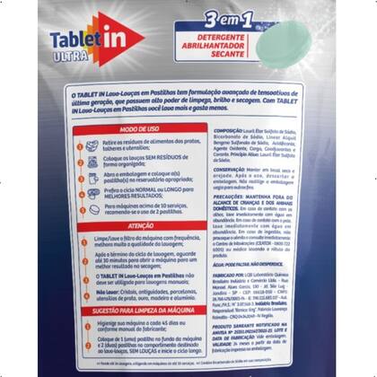 Imagem de Lava-louças Louças 24 pastilhas com Bicarbonato Tablet In