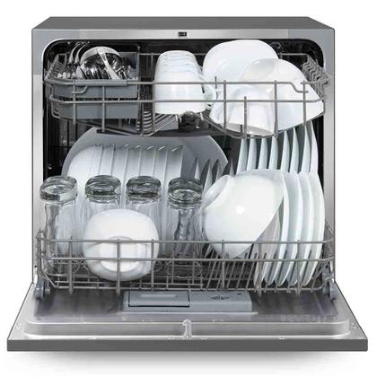 Imagem de Lava-Louças Midea Cinza com 08 Serviços, 06 Programas de Lavagem e Função Adiar Início - DWA08S