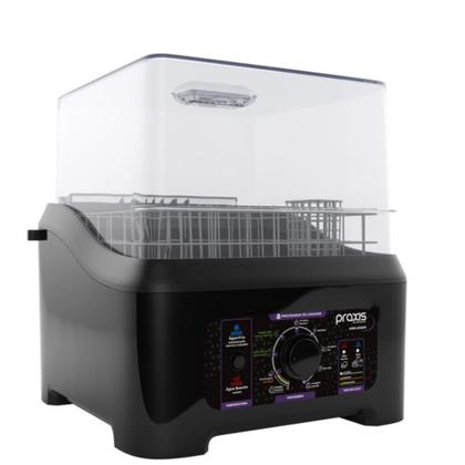 Lava Louças Portátil Praxis 3L Semi Automática Preto Imagem de Lava Louças Portátil Praxis 3L Semi Automática Preto