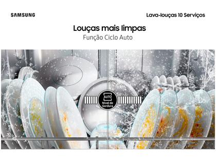 Imagem de Lava-louças Samsung 10 Serviços com Função