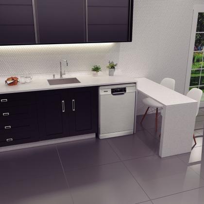 Imagem de Lava-Louças Tramontina Inox 15 Serviços S15X 60 com 8 Programas e 6 Funções 220 V