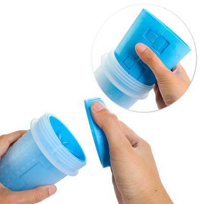 Imagem de Lava-Patas para Cachorros Médios - Azul