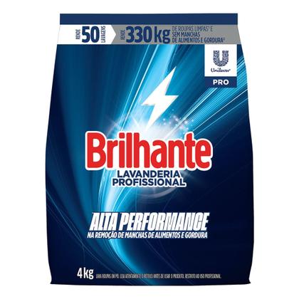 Imagem de Lava Roupas em Pó Alta Performance 4kg Brilhante - BRILHANTE