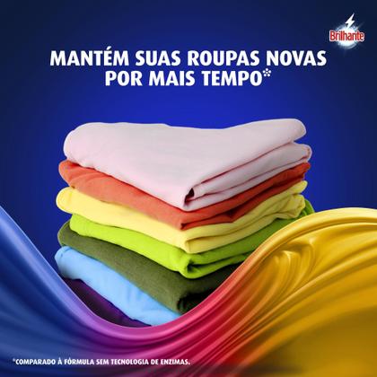 Imagem de Lava Roupas em Pó Brilhante Roupas Brancas e Coloridas Limpeza Total 2,2kg