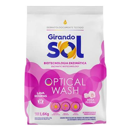 Imagem de Lava Roupas em Pó Girando Sol 1.6 Kg Rosa Floral