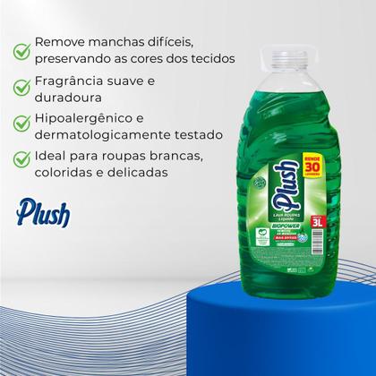Imagem de Lava roupas liq biopower tradicional plush 3l