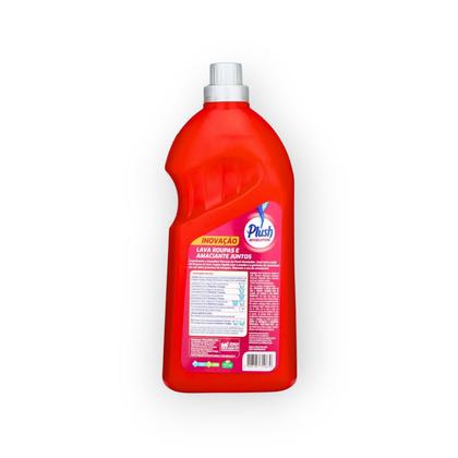 Imagem de Lava roupas liquido + amaciante plush revolution 1,5lts