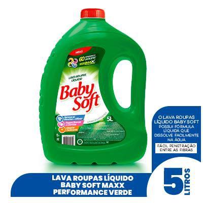 Imagem de Lava Roupas Líquido Baby Soft Max Performance - Verde 5l