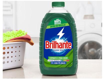 Imagem de Lava Roupas Líquido Brilhante Higiene Total - Combate o mau odor - 3lts