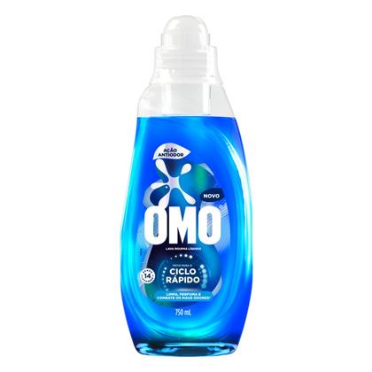 Imagem de Lava Roupas Líquido Ciclo Rápido OMO Ação Antiodor 750ml