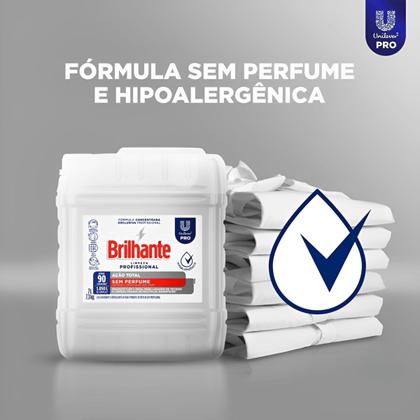 Imagem de Lava Roupas Líquido S/ Perfume 7 Litros Brilhante