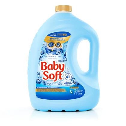 Imagem de Lava Roupas pó Baby Soft Concentrado 4kg + Amaciante Baby Soft Toque Carinho 5l + Lava Roupas Liquido Baby Soft Max Performance - Azul 3l