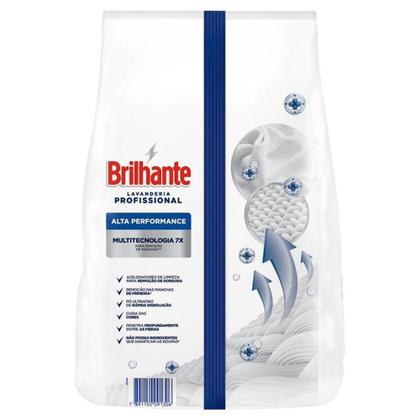 Imagem de Lava Roupas Pó Profissional Brilhante Alta Performance 8kg