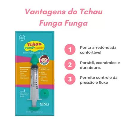 Imagem de Lavador Nasal para Bebê Munila Seringa 10ml Kit c/ 3un