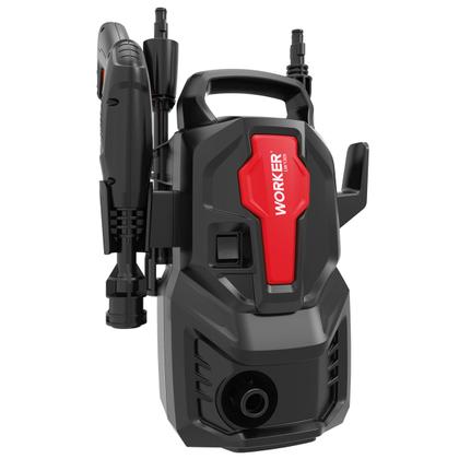 Imagem de Lavadora Alta Pressão Compacta Potente Lava Carro Moto Com Aplicador Detergente 1200W LW 1305 Worker