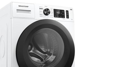 Imagem de Lavadora Brastemp 9kg branca com Smart Sensor, Tira Manchas Pro e Motor Inverter - BNF09AB