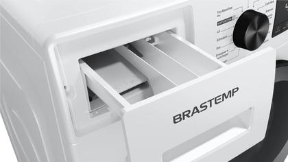Imagem de Lavadora Brastemp 9kg branca com Smart Sensor, Tira Manchas Pro e Motor Inverter - BNF09AB