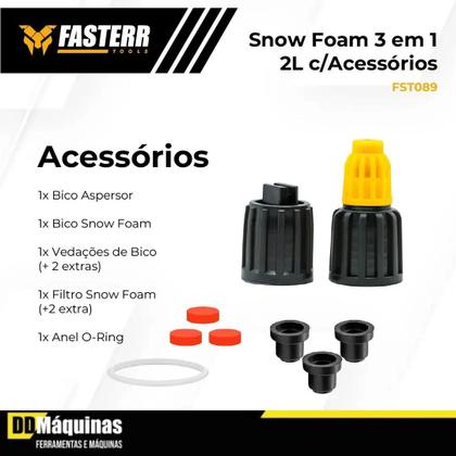 Imagem de Lavadora de Alta Pressão 220v Wap Ousada Plus 2200 1500W 1750 Com Pulverizador Snow Foam
