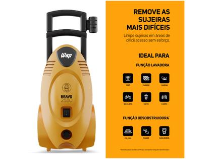 Imagem de Lavadora de Alta Pressão WAP 1800 PSI 1700W Bravo 2550