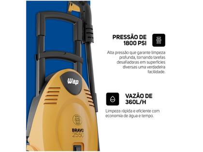 Imagem de Lavadora de Alta Pressão WAP 1800 PSI 1700W Bravo 2550