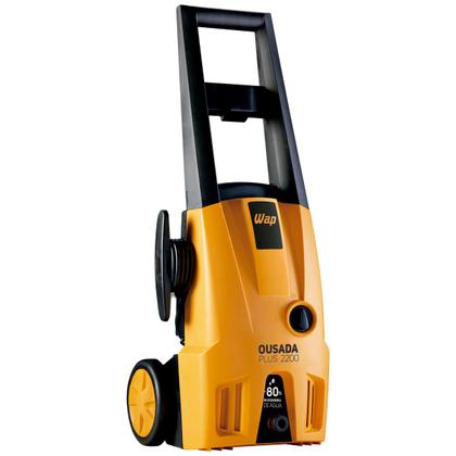 Imagem de Lavadora De Alta Pressão WAP Ousada Plus 2200 1750 PSI 127V  Amarelo Com Preto E Mangueira De 3 Metros