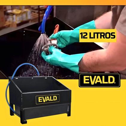 Imagem de Lavadora de Peças 12 Litros com Elétrobomba para Bancada LPE-120 EVALD