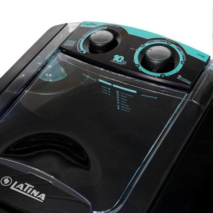 Imagem de Lavadora de Roupas Automática LA555 10Kg Latina 15 Programas lavagem, 2 Molhos, 2 Enxágues, Entrada e Saída de Água Automática, Timer e Maxifiltro