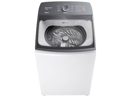 Lavadora de Roupas Brastemp 14kg Cesto Inox 12 Programas de Lavagem Branca BWJ14ABANA