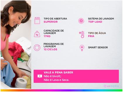 Imagem de Lavadora de Roupas Brastemp 17kg 12 Programas
