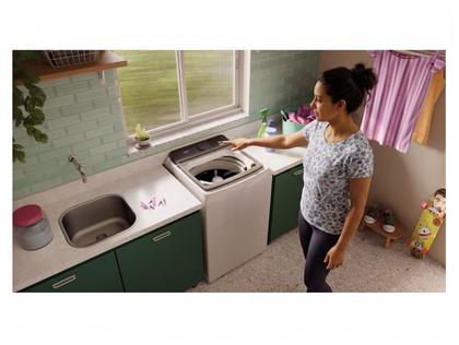Imagem de Lavadora de Roupas Consul 16kg Cesto Inox 12 programas Branco CWN16AB