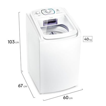 Imagem de Lavadora de Roupas Electrolux 11Kg Essencial Care Branca LES11  127 Volts