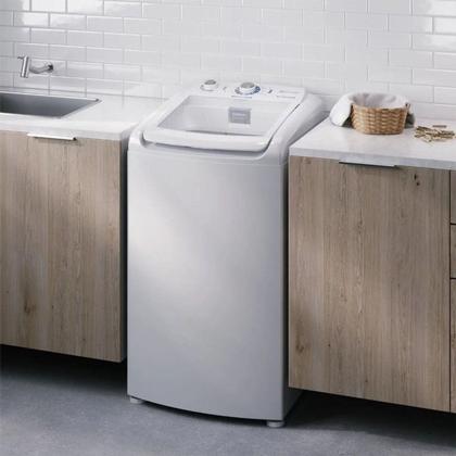 Imagem de Lavadora de Roupas Electrolux 9kg 10 Programas de Lavagem Branco Efficient Care LED09