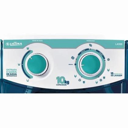 Imagem de Lavadora De Roupas La555 Latina 10kg, Com Entrada e Saída de Água Automática e 15 Programas De Lavagem